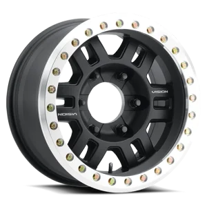 Vision Wheel Off-Road – 398 MANX BEAD LOCK – Black – 17″x8.5″ -15mm – Summer Wheels – 398BLZ7827BMR-15